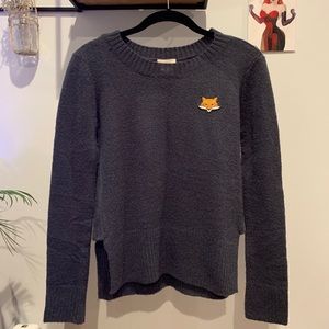 Wet Seal Knit Fox Sweater